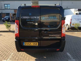 vinyl lettering Oxford van signage