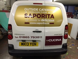 vinyl graphics for van vehicle signage Cowley Oxford