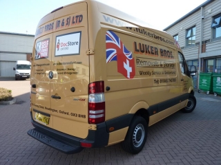 vehicle signage Oxford van graphics