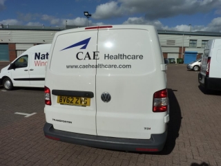 van signage vehicle graphics vinyl lettering Oxford