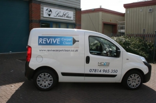 van signs printed logo Oxford vinyl lettering