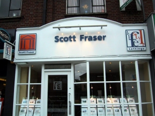 acrylic cut out lettering fascia signage Oxford Cowley Headington