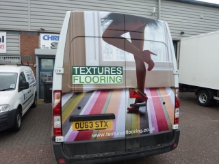 rear van wrap cast vinyl van signs