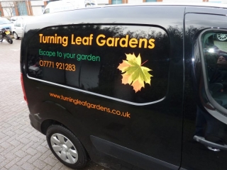 van signage vehicle graphics printed logo