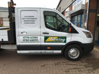 builders van signage Oxford Cowley Kidlington