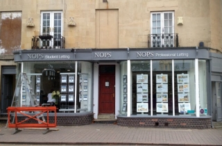 Brushed stainless steel metal letters built up