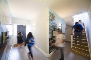 wall art customised vinyl matt laminated
