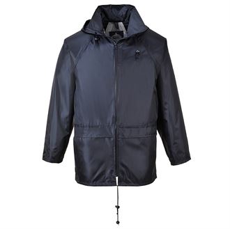 rain jacket workwear Oxford printed logo